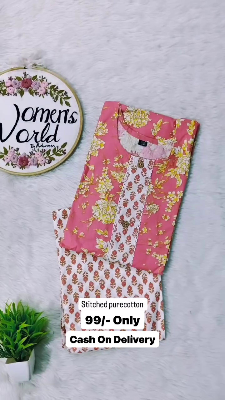 Women Printed Straight Kurta Set