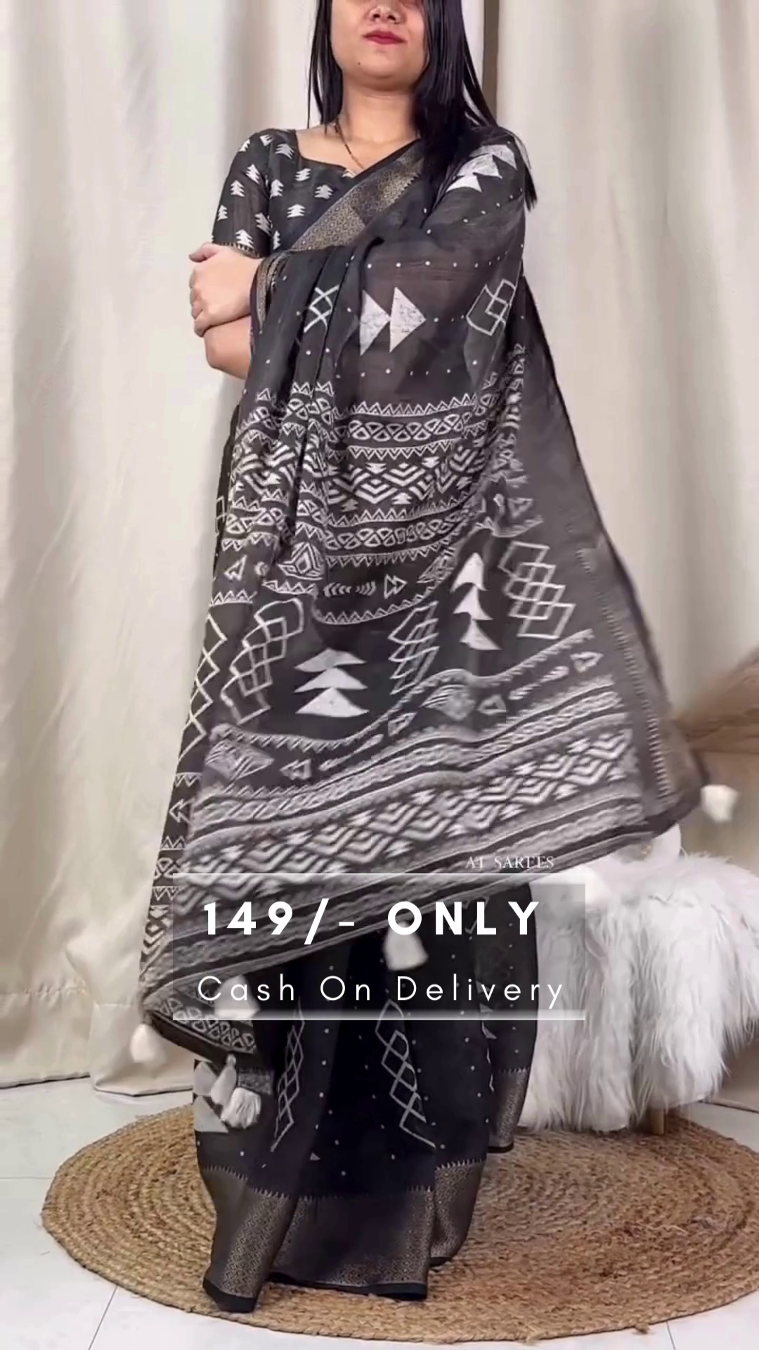 Beautiful Designer Summer Special Cotton Zari Jacquard Saree