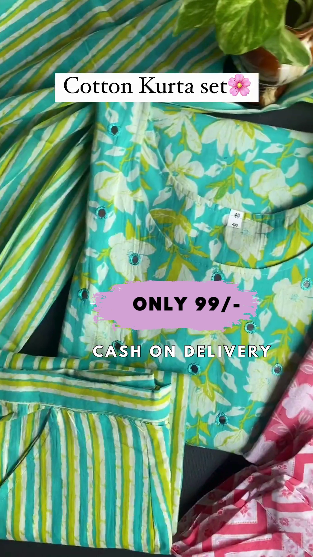 Women Viscose Rayon Kurta Pant Set