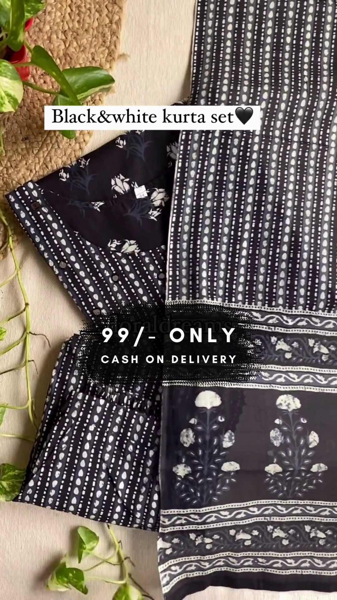 Handwork kurta set