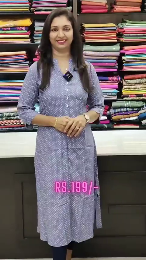 Kurta With Floral Motifs