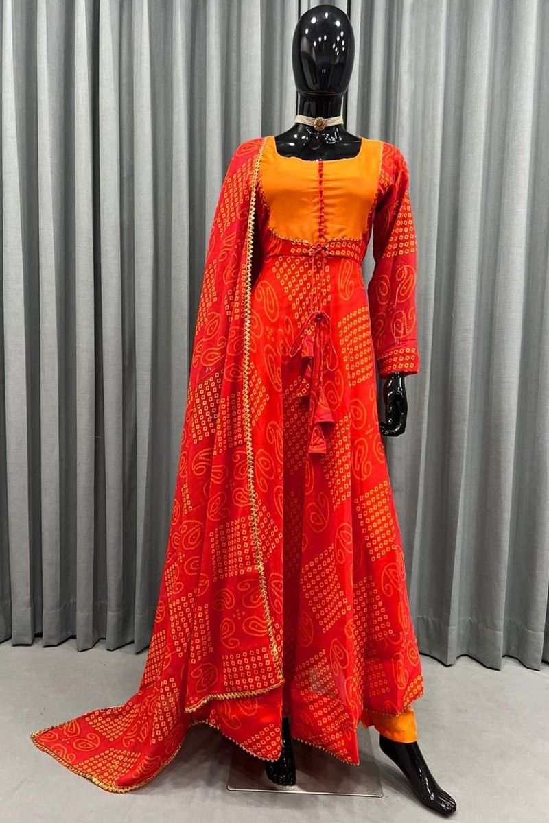 Anarkali Dress For Women, Full Flared Anarkali With Pant Dupatta Set, Full Stitched Ready Made Salwar Suit, Indian Wedding Gown, Indian Gown