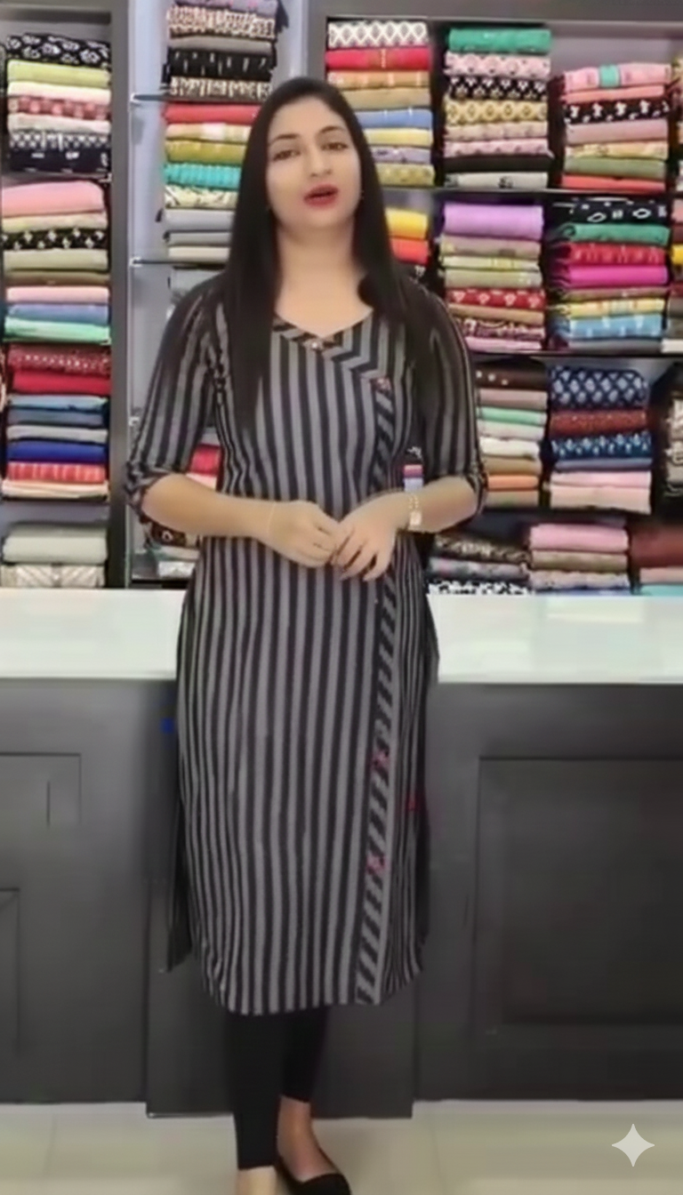 Women's New Sequanance Work Kurti