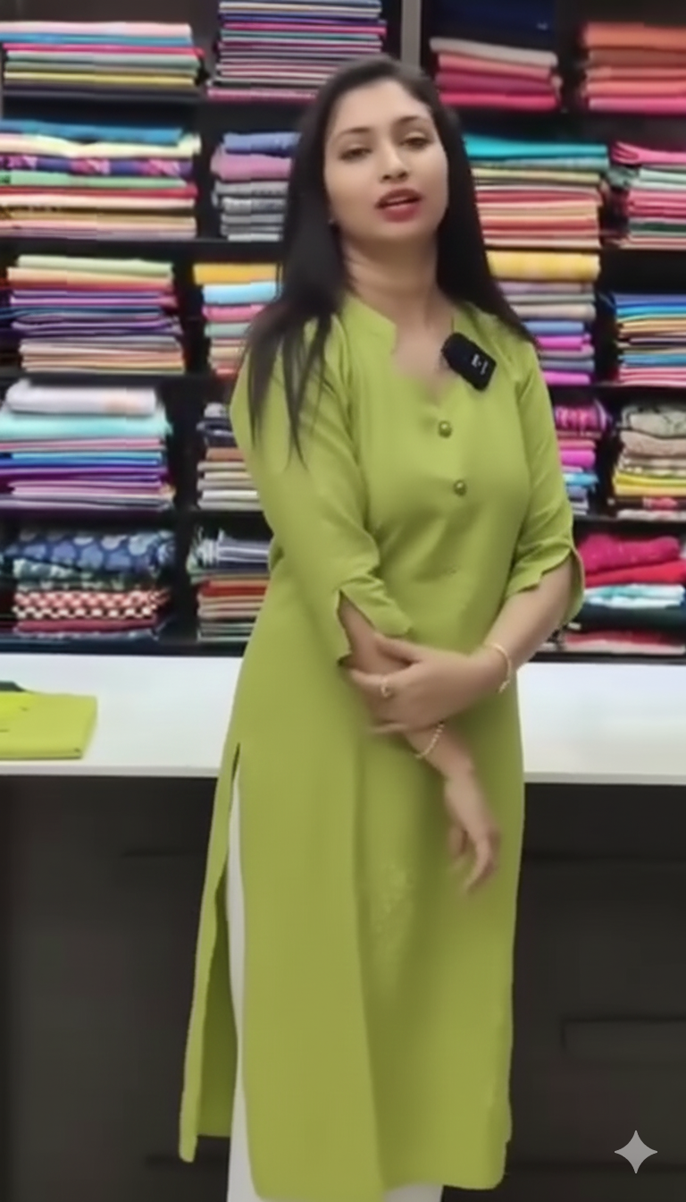 Women's New Sequanance Work Kurti