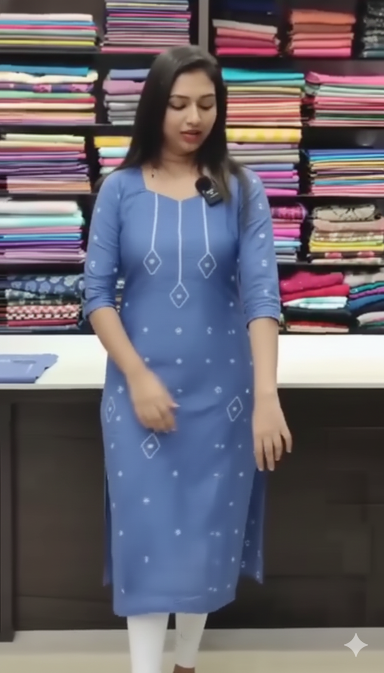 Women's New Sequanance Work Kurti