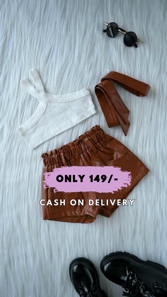Short and a Top Set for Little Girls