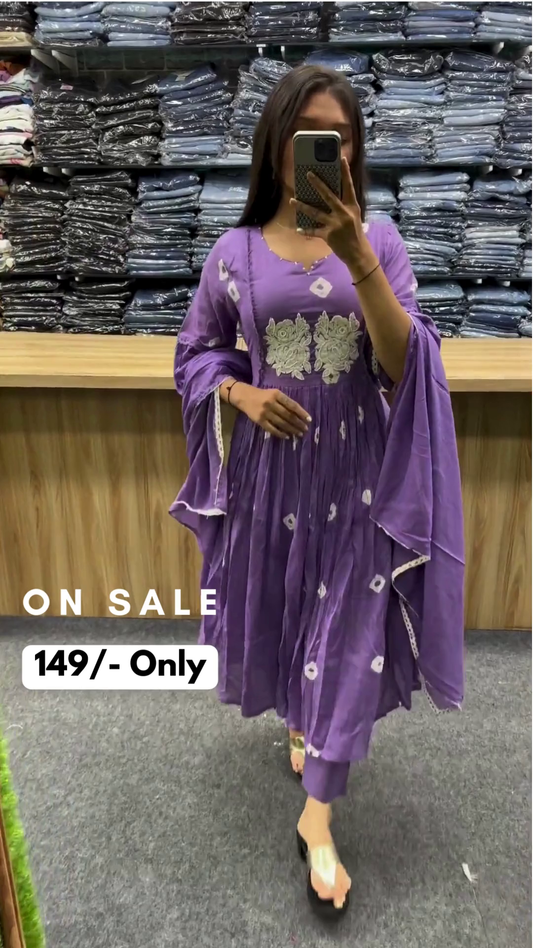 Classy Designer Embroidered Co-ord Set