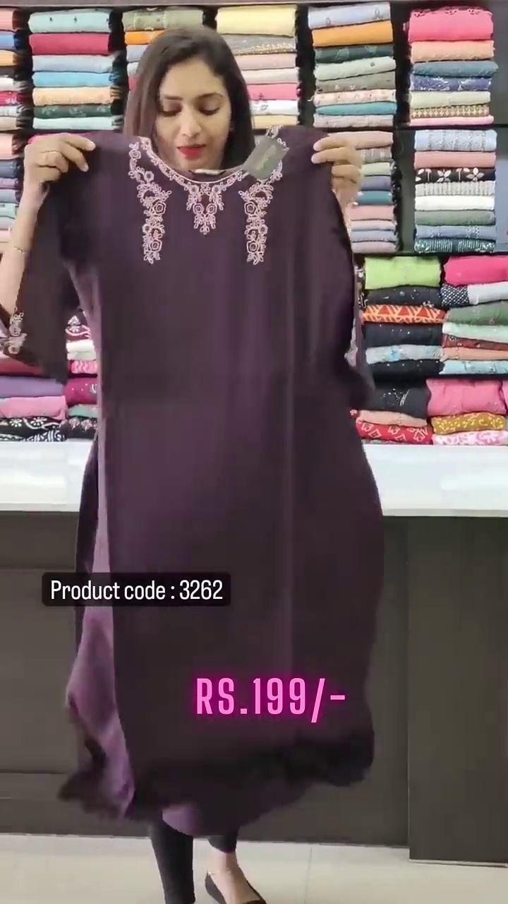 Coral Cotton Printed Kurta For Women