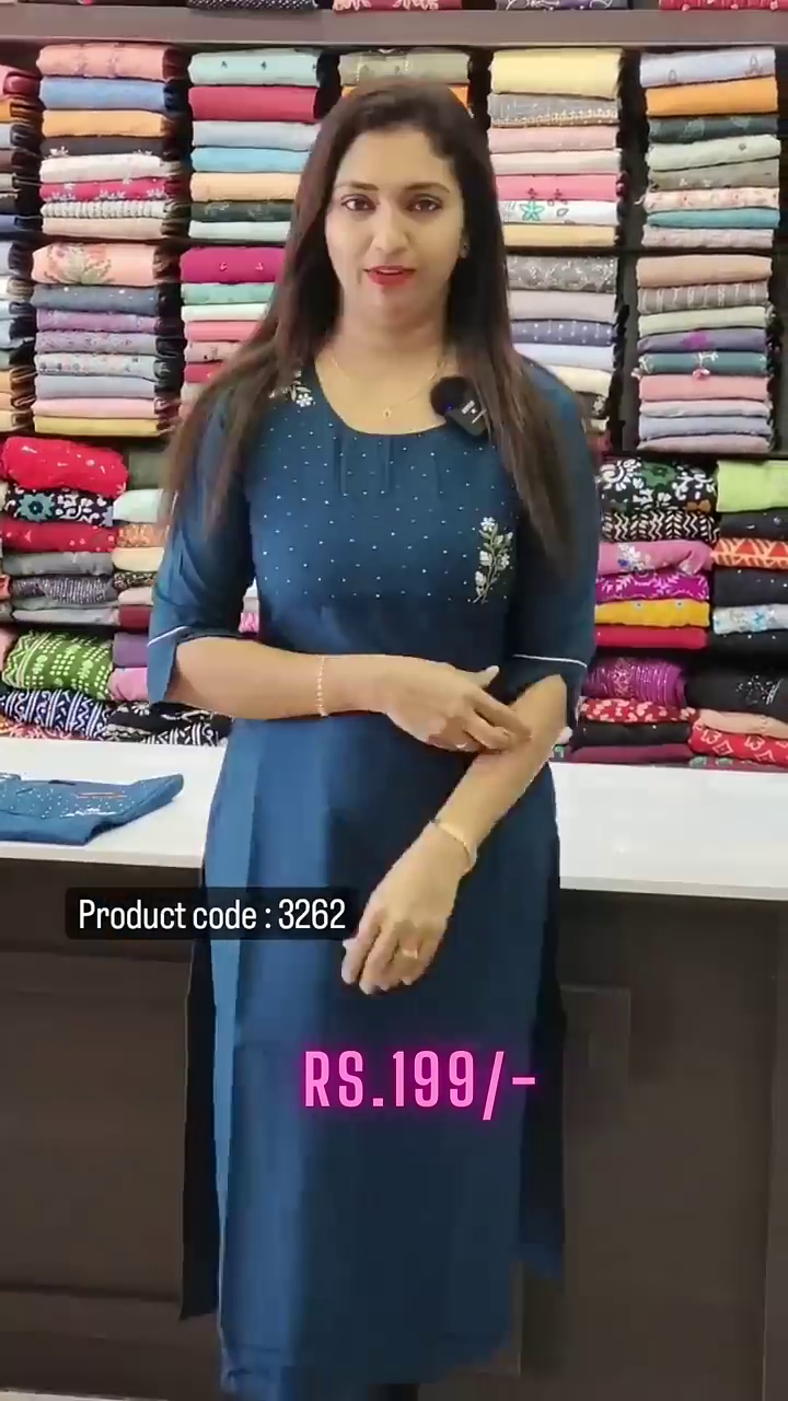 Coral Cotton Printed Kurta For Women