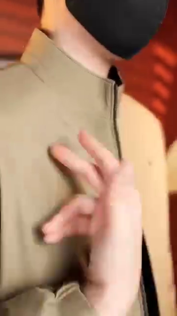 Men'sKhaki Jackets Spring Autumn Slim Fit Men Work Jacket Stand Collar Windproof Casual Jacket Solid Color Male Coat