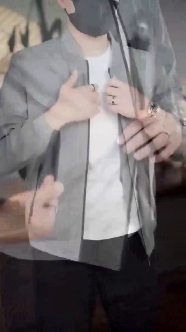 Men's Spring Autumn Bomber Jacket Casual Printed Slim Windbreaker Jacket