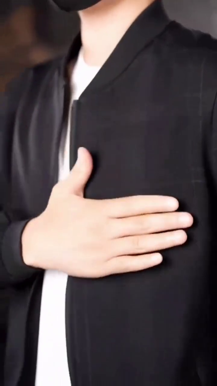 Men's Spring Autumn Bomber Jacket Casual Printed Slim Windbreaker Jacket