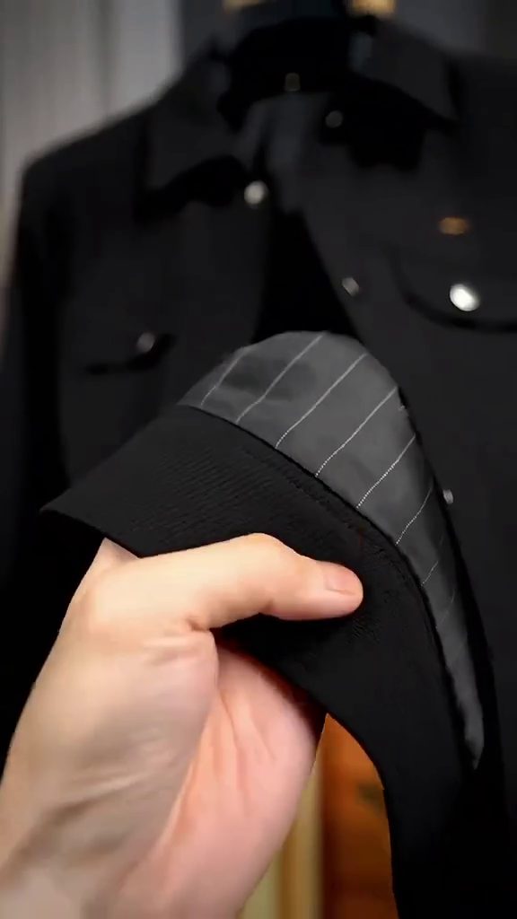 Winter Coats for Men Long Sleeve Men 1pc Button Front Pocket Overcoat Warm Jacket Outerwear