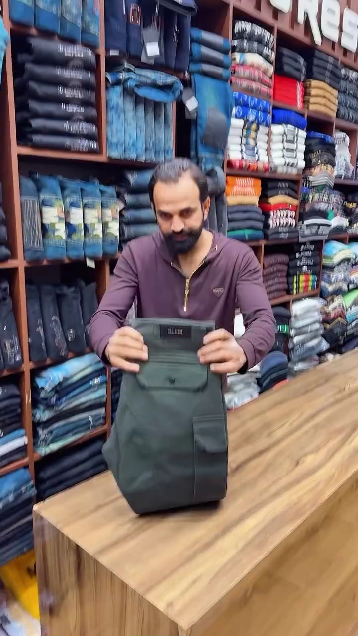 Slim Fit Cargo Pants with Insert Pockets