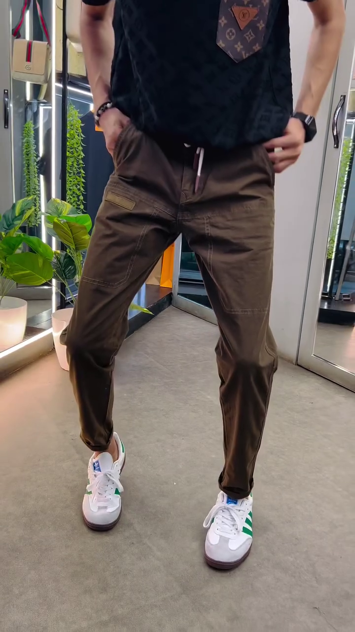 High Stretch Multi-Pocket Durable Cargo Pants, Move with Ease