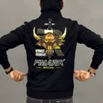 Men Embroidered Regular Fit High-Neck Pullover