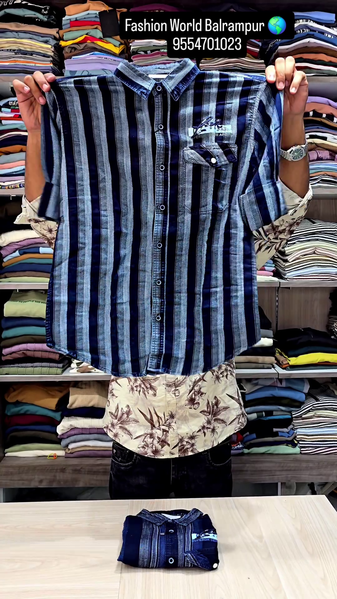 Cotton Regular Fit Spread Collar Full Sleeves Checks Shirt