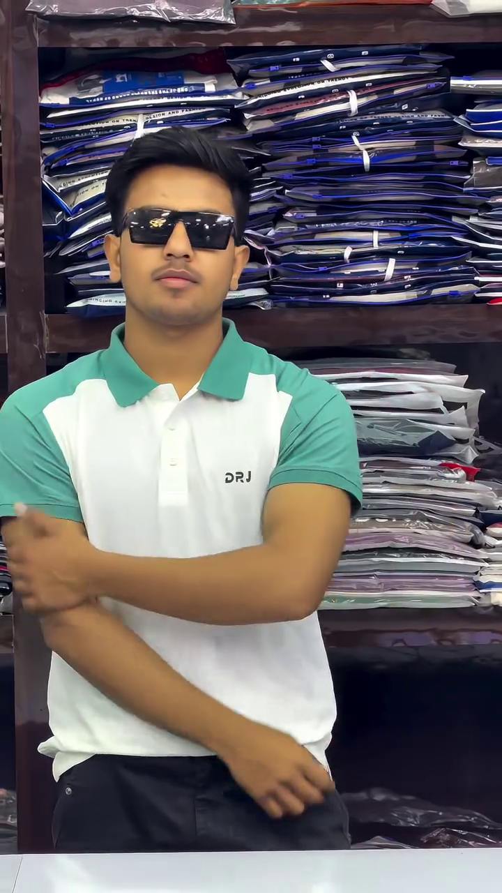 Men Striped Polo Neck Pure Cotton Multicolor T-Shirt
