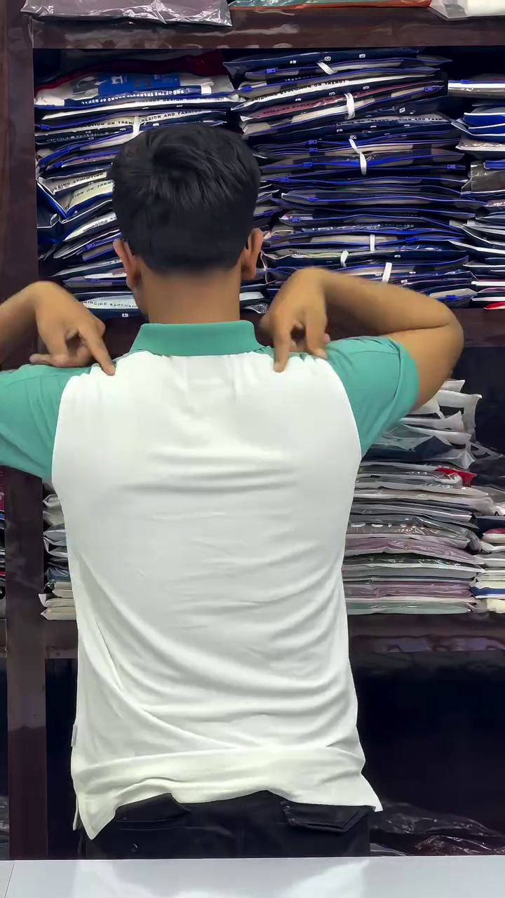 Men Striped Polo Neck Pure Cotton Multicolor T-Shirt