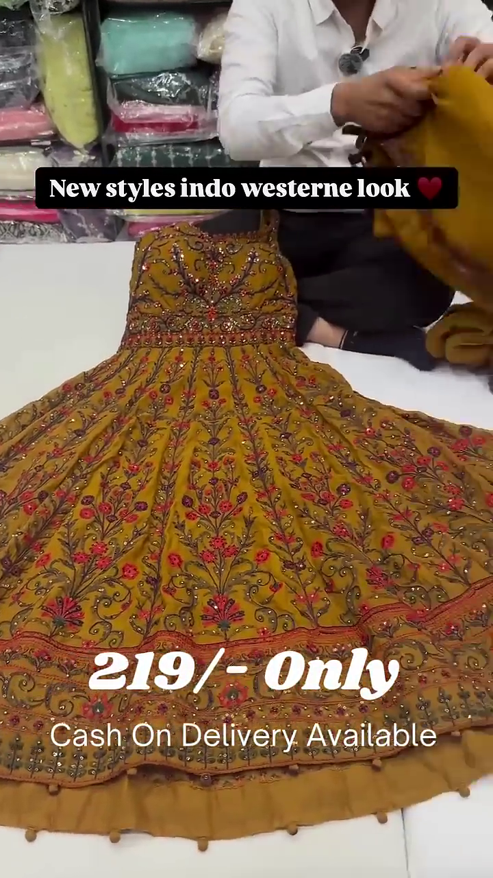 Yellow Bel Buti Patterned Stitched Suit